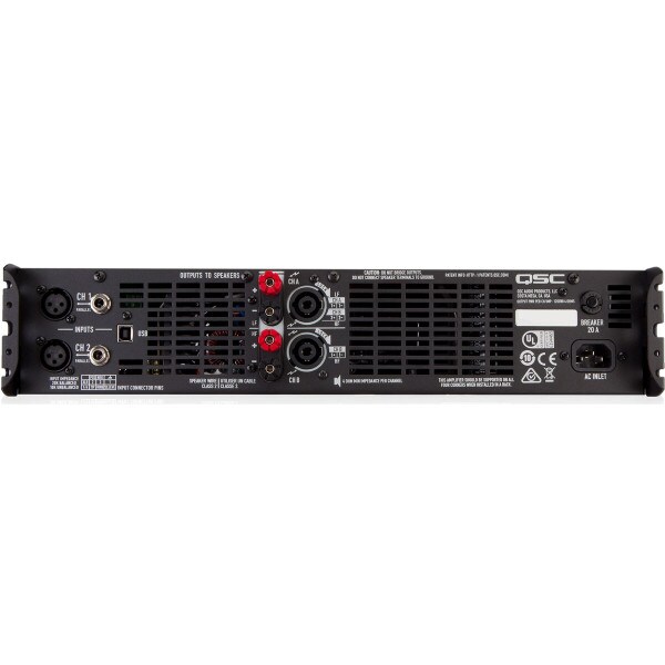 Main product image for QSC GXD8 Power Amplifier 2 x 1200 Watts at 4 Ohms w 245-6918